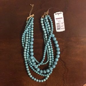 Turquoise color necklace